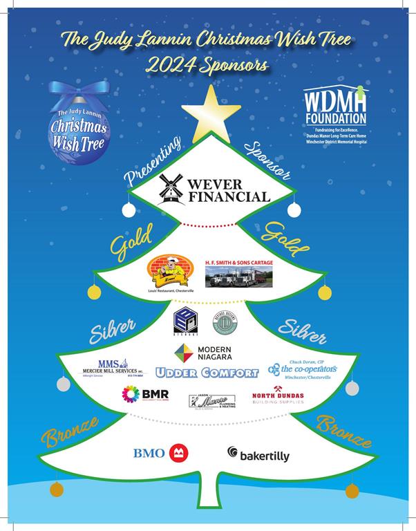 WDMHF Christmas Sponsor Tree